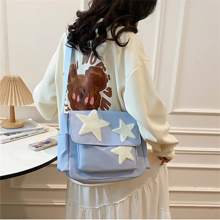 BALANG Composite Cloth Shoulder Bag Unisex Multicolor-11