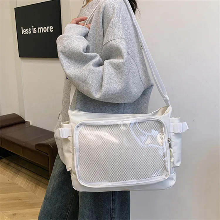 BALANG Nylon And PVC Messenger Bag Shoulder Bag Women's Multicolor-4