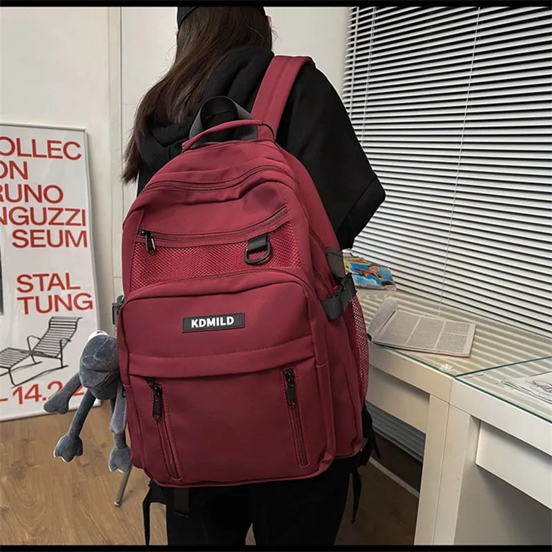 BALANG Nylon Backpack Regular Unisex White/Red/Purple/Black/Khaki-11