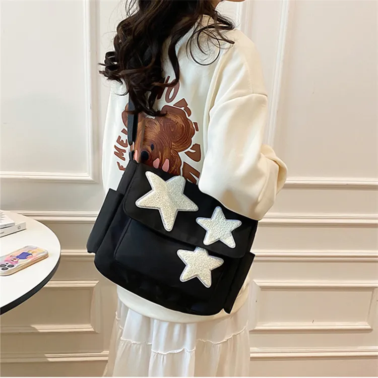 BALANG Composite Cloth Shoulder Bag Unisex Multicolor-2