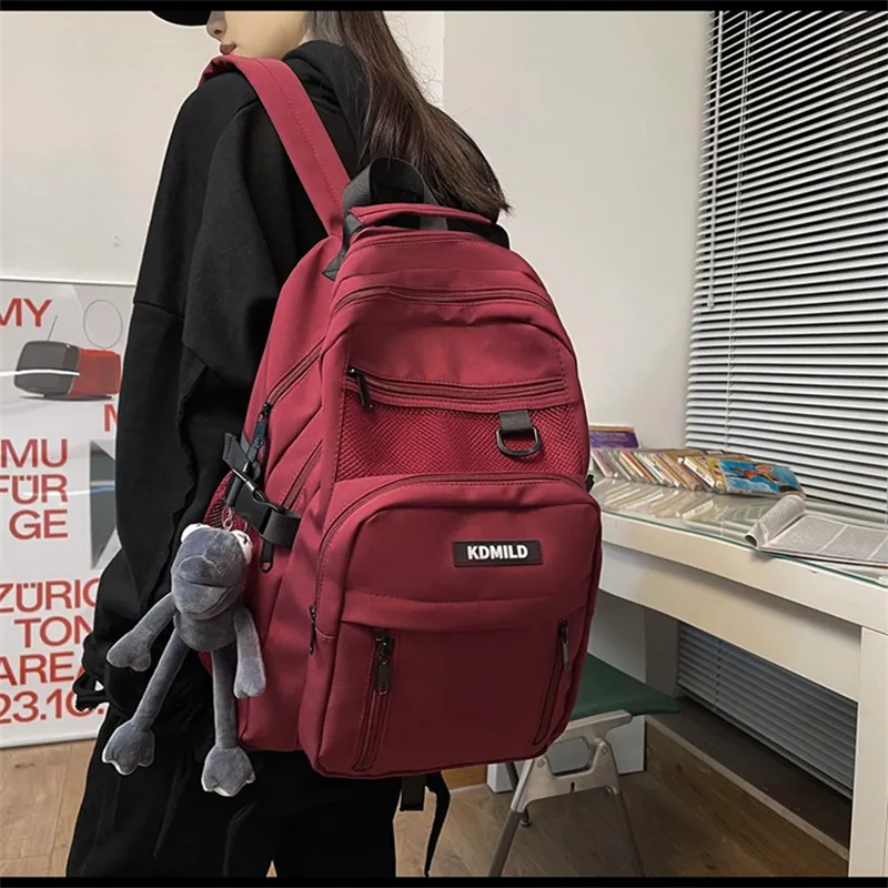 BALANG Nylon Backpack Regular Unisex White/Red/Purple/Black/Khaki-10