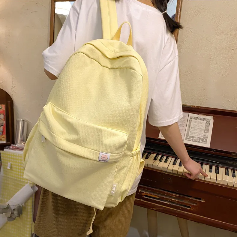 BALANG Cotton Fabric Backpack Regular Unisex Multicolor-6