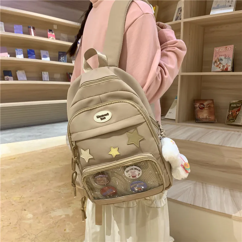 BALANG Nylon Backpack Regular Women's Multicolor-8