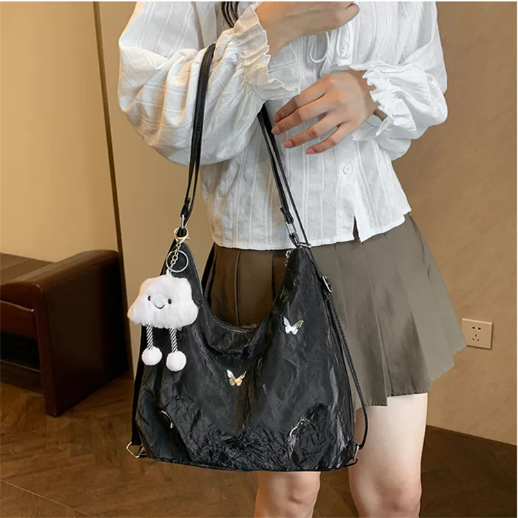 BALANG PU Double Shoulder Backpack Shoulder Bag Regular Women's Multicolor-13