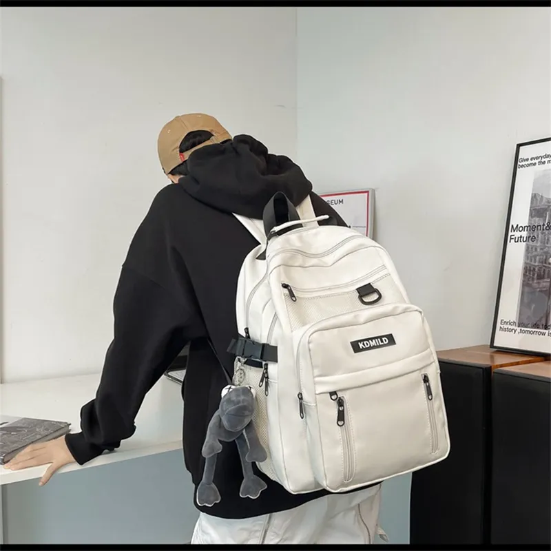 BALANG Nylon Backpack Regular Unisex White/Red/Purple/Black/Khaki-4