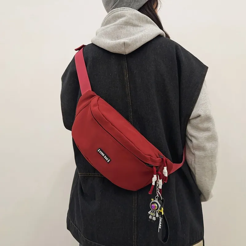 BALANG Nylon Sling Bag Regular Unisex White/Black/Red/Khaki/Gray-7
