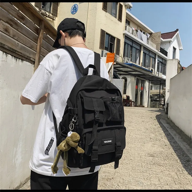 BALANG Nylon Backpack Tubas Unisex Red/Green/Blue/Black/Ecru-2
