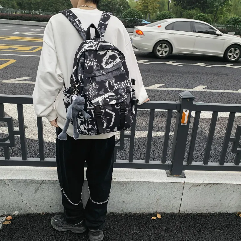 BALANG Nylon Backpack Unisex Multicolor-2