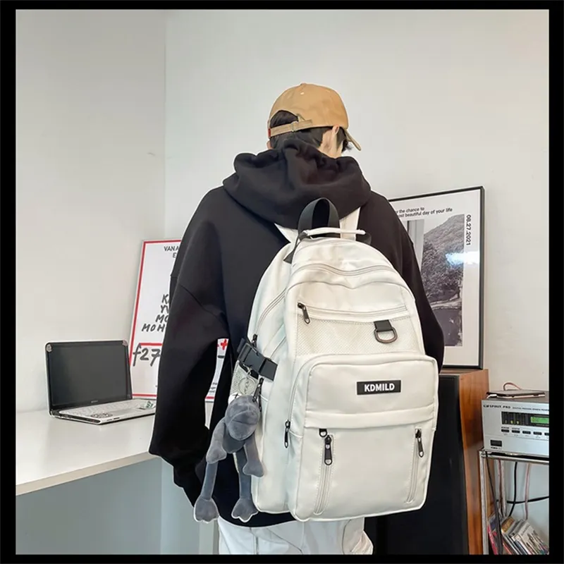BALANG Nylon Backpack Regular Unisex White/Red/Purple/Black/Khaki-2