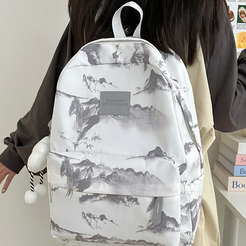 BALANG Nylon Backpack Regular Women's Multicolor-3