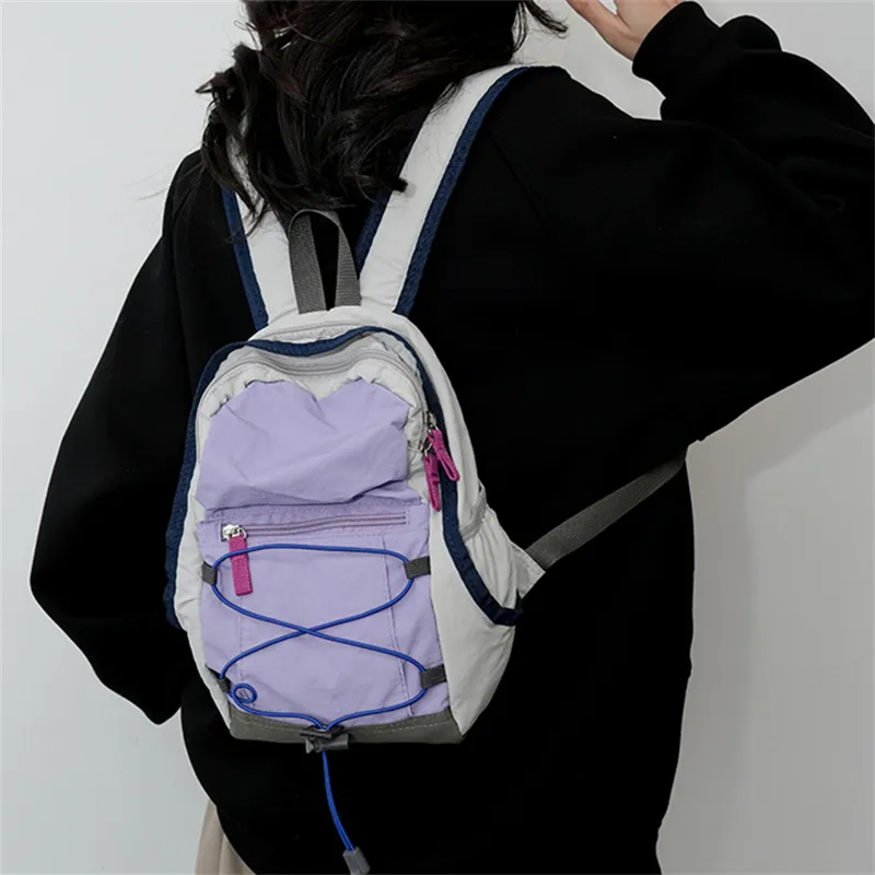 BALANG Nylon Backpack Unisex Multicolor-10
