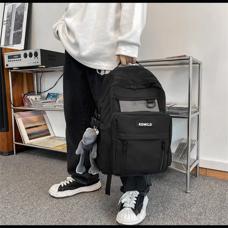 BALANG Nylon Backpack Regular Unisex White/Red/Purple/Black/Khaki-31