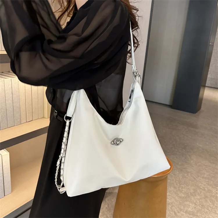 BALANG PU Backpack Shoulder Bag Regular Women's White/Black/Khaki/Silver-1