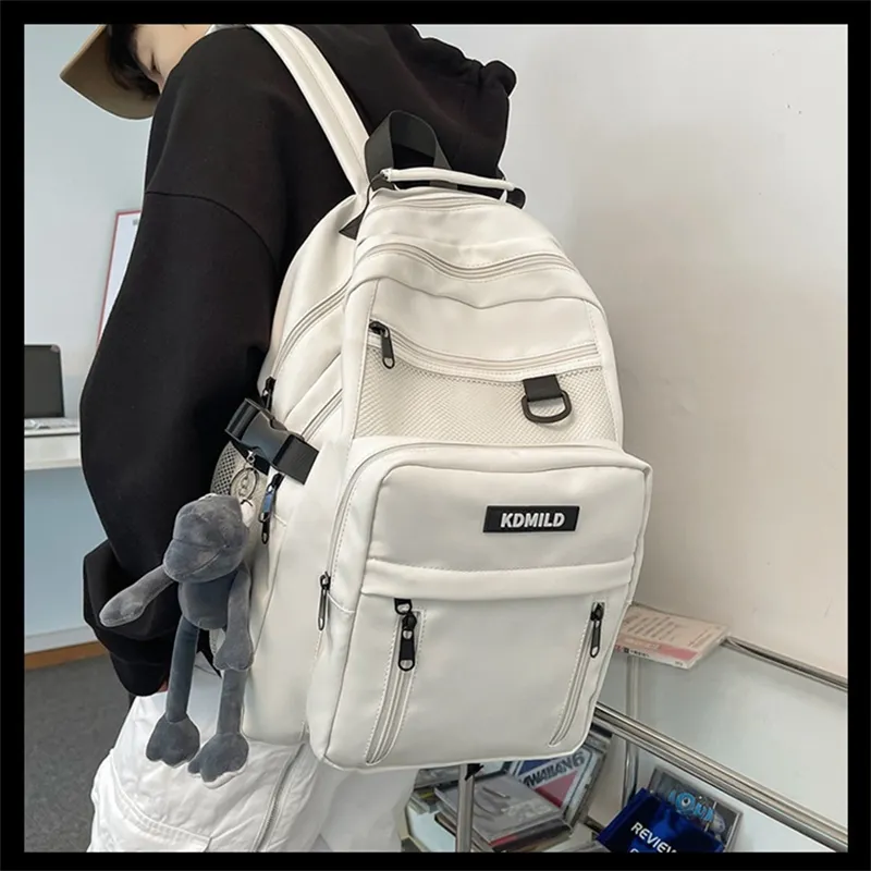 BALANG Nylon Backpack Regular Unisex White/Red/Purple/Black/Khaki-1