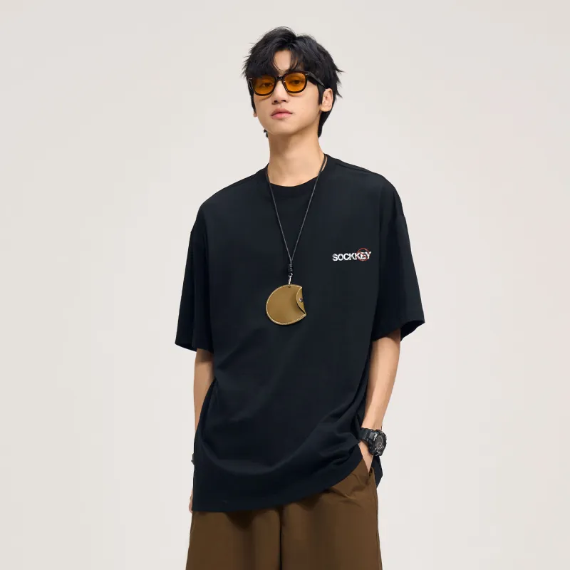 SOCKKEY Drop Shoulder Sleeve T Shirt Unisex-2