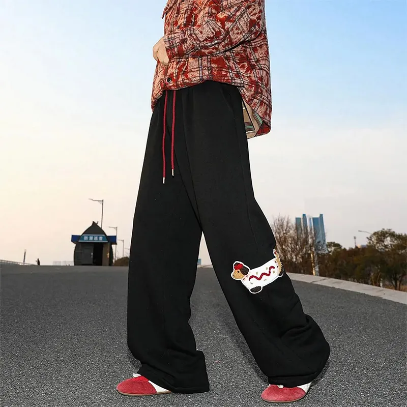PAINT STAIN Casual Pants Unisex-8