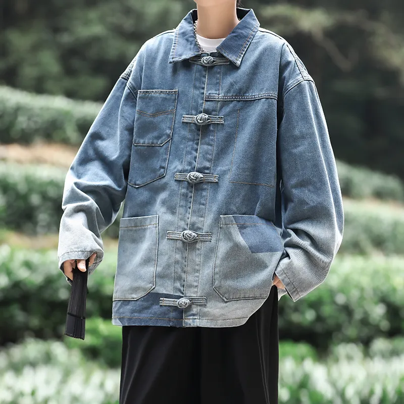 SOCKKEY Denim Jacket Unisex Blue-3