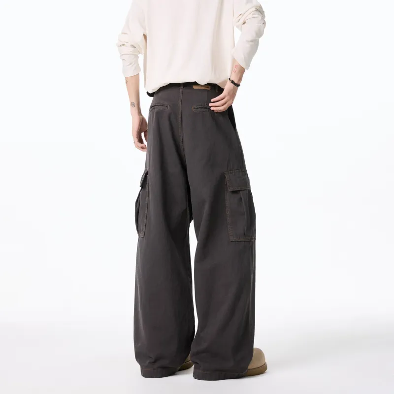 SOCKKEY Cargo Pants Unisex Khaki-12