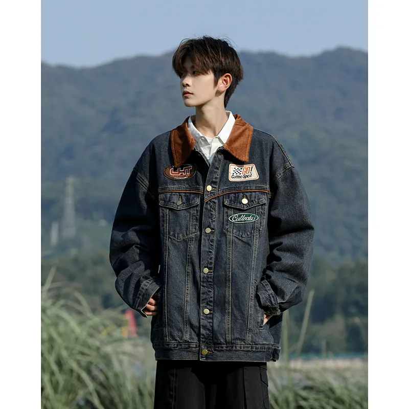 SOCKKEY Denim Jacket Unisex Blue-5
