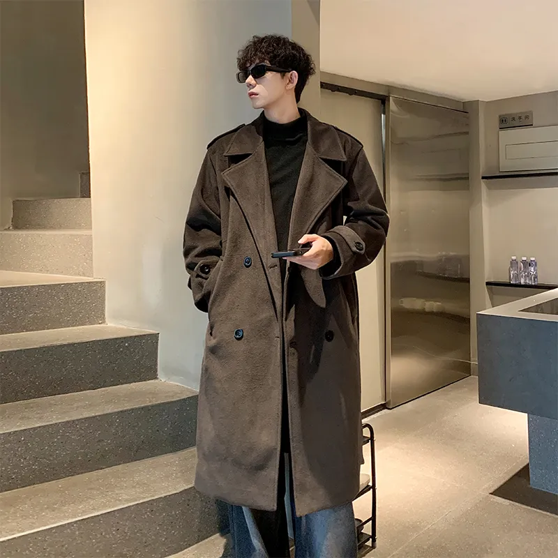 SOCKKEY Trench Coat Unisex Black-11