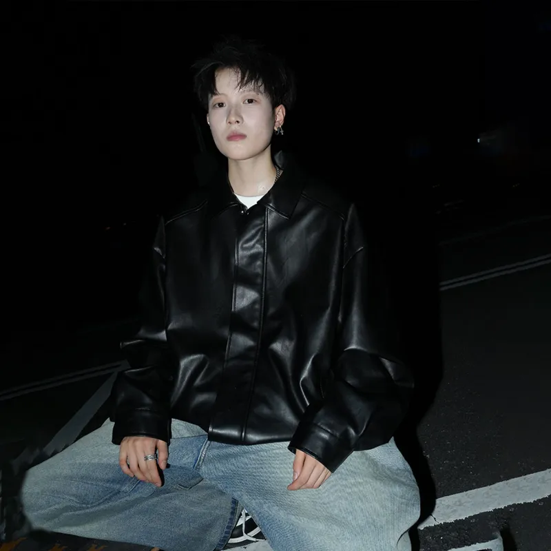 SOCKKEY Leather Jackets Unisex-4