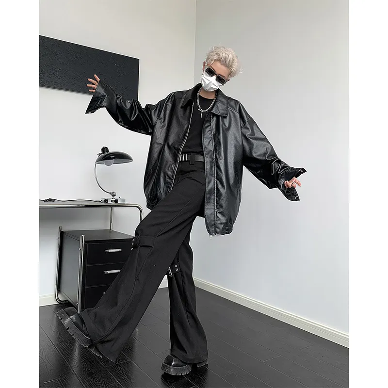 SOCKKEY Leather Jackets Unisex-6
