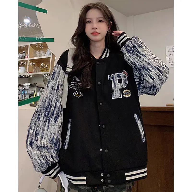 SOCKKEY Baseball Jacket Unisex Ecru-6