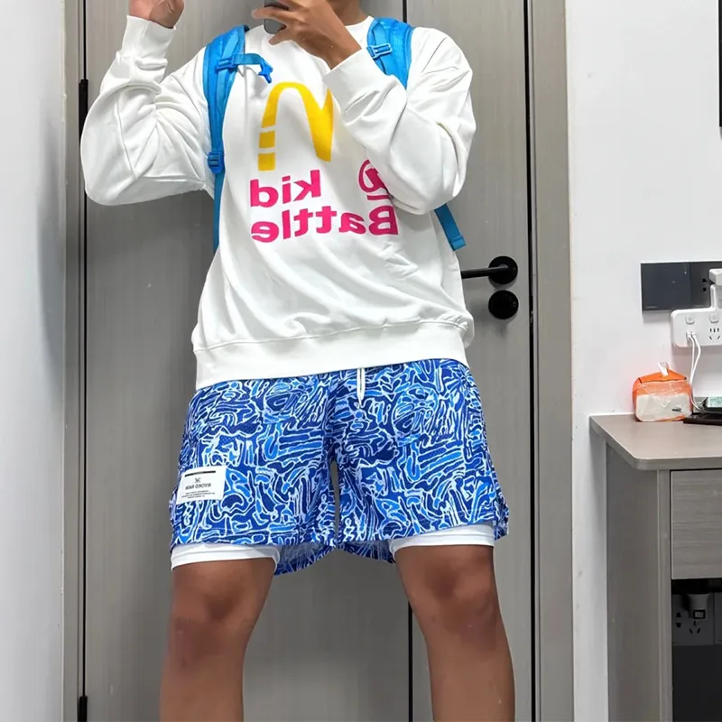 SOCKKEY Casual Shorts Unisex-7