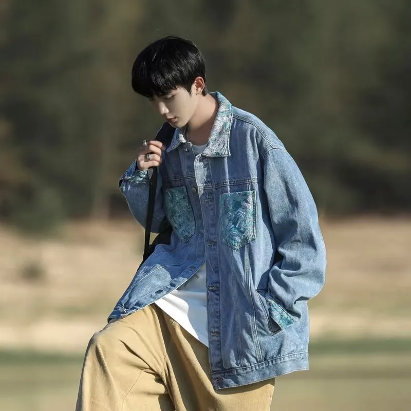 SOCKKEY Denim Jackets Unisex-5