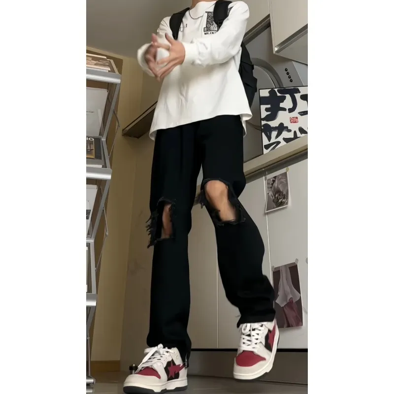 SOCKKEY Jeans Unisex Black-3