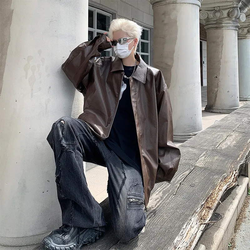 SOCKKEY Leather Jackets Unisex-11