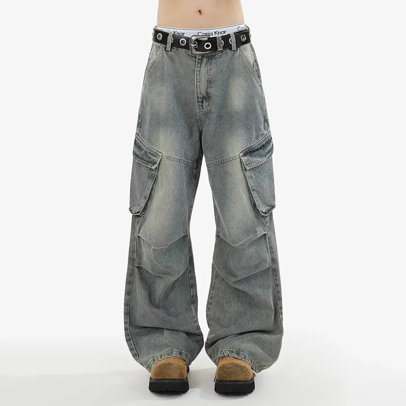 SOCKKEY Jeans Unisex Vintage Blue-4