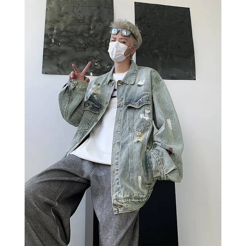 SOCKKEY Denim Jacket Unisex Blue-7