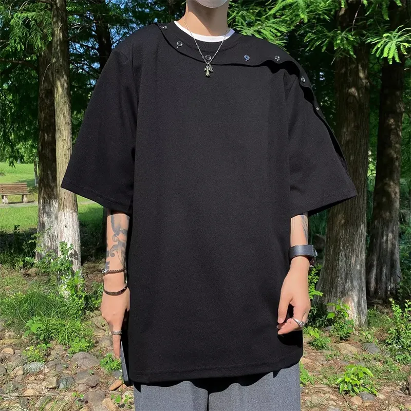 TESTUNG Trendy Versatile T Shirt Unisex-15