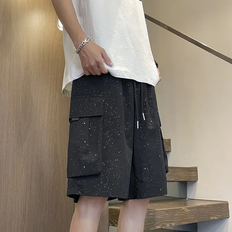 SOCKKEY Cargo Shorts Unisex Black-6