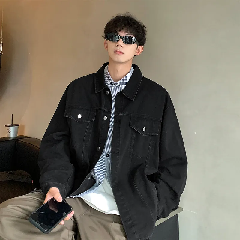 SOCKKEY Denim Jackets Unisex-24