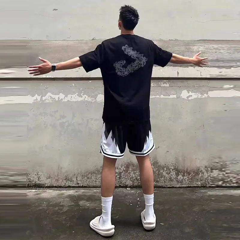 TESTUNG Basketball Shorts Unisex-5