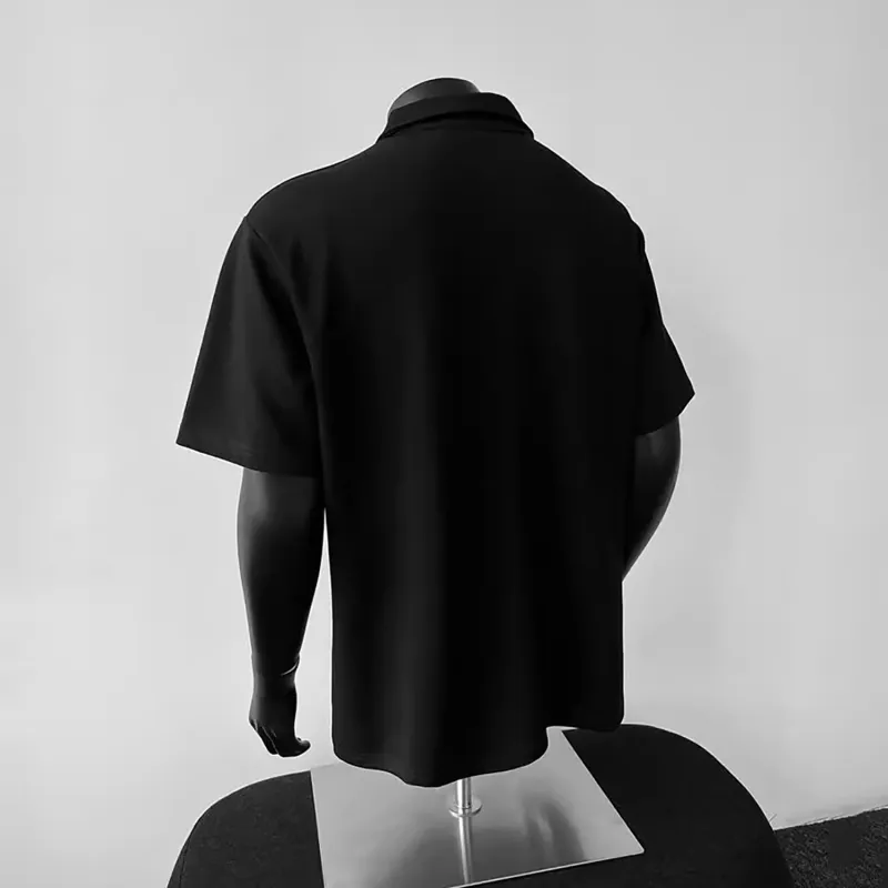 SOCKKEY Polo Shirt Unisex Black-11