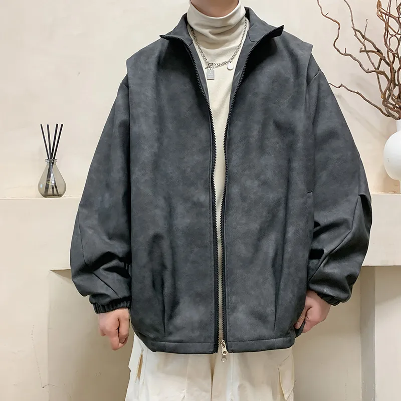 SOCKKEY Leather Jackets Unisex-5