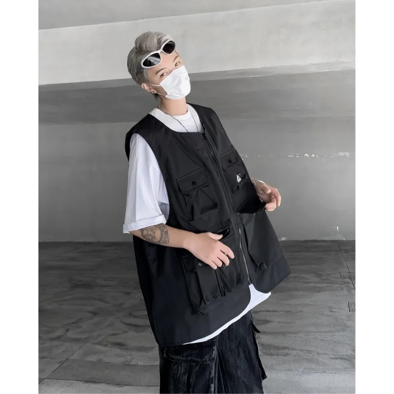 SOCKKEY Vests Unisex Black-3