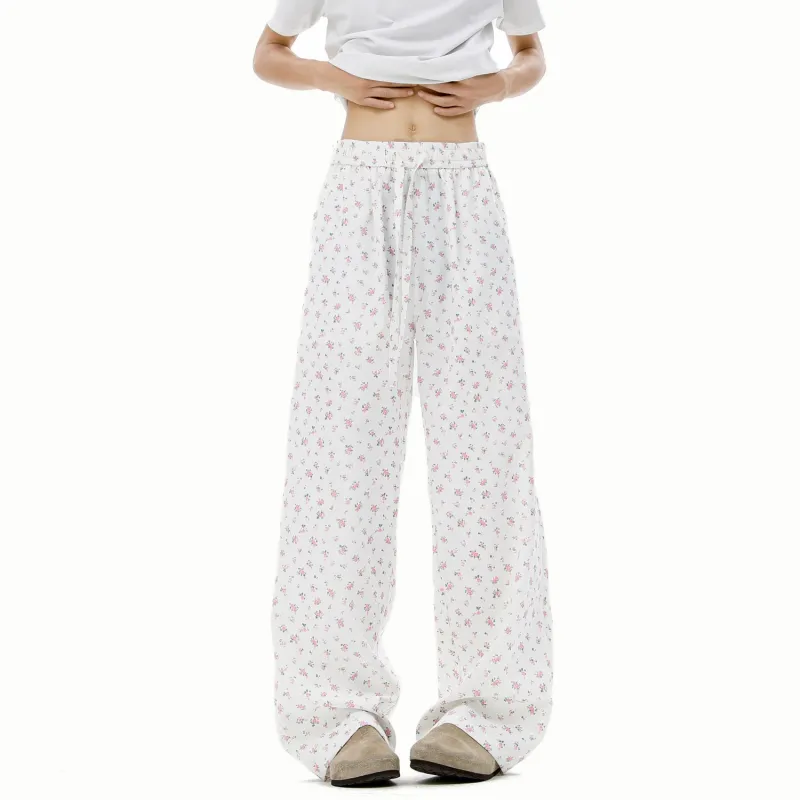 SOCKKEY Casual Pants Unisex White-7