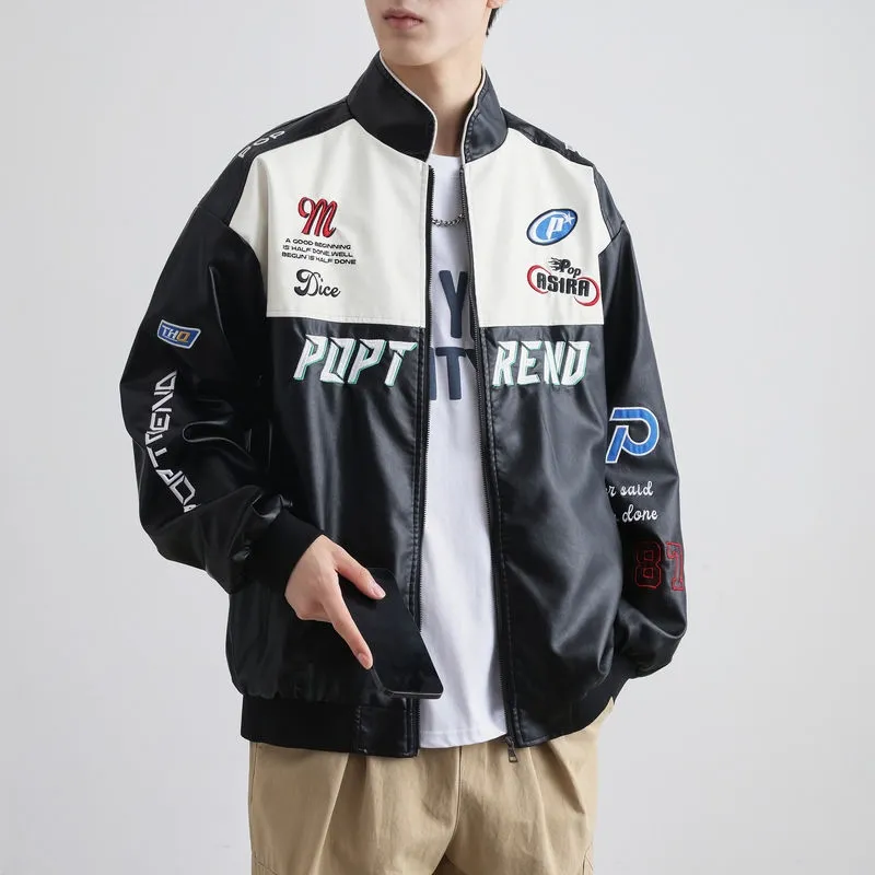 SOCKKEY Leather Jackets Unisex-4