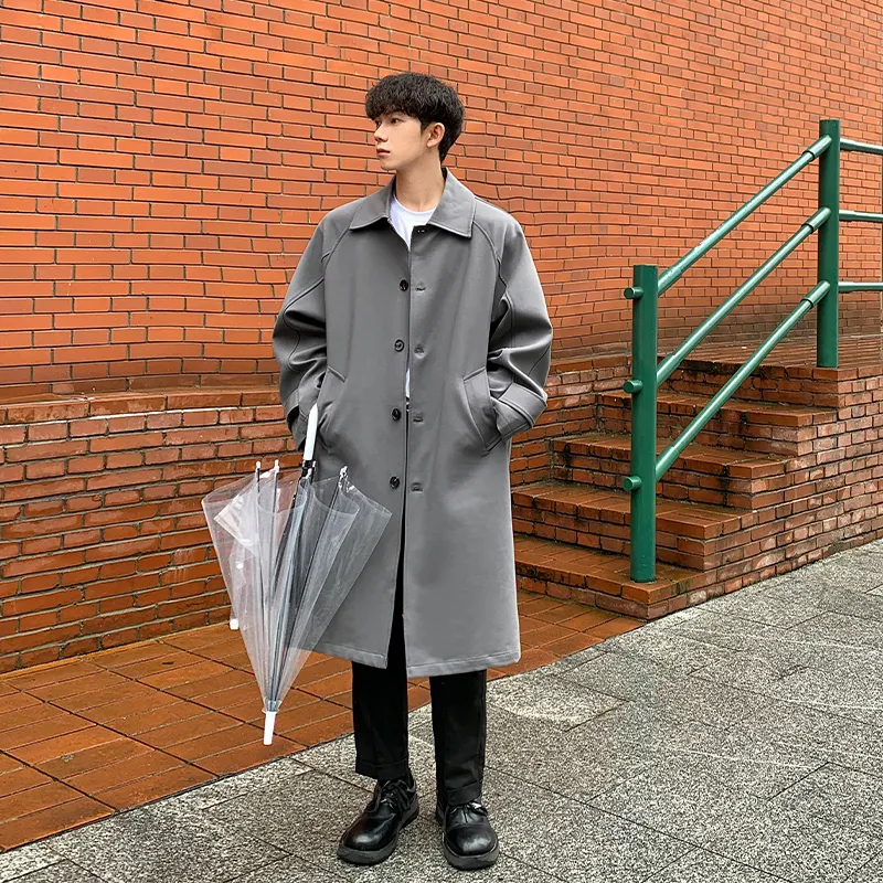 SOCKKEY Trench Coats Unisex-5