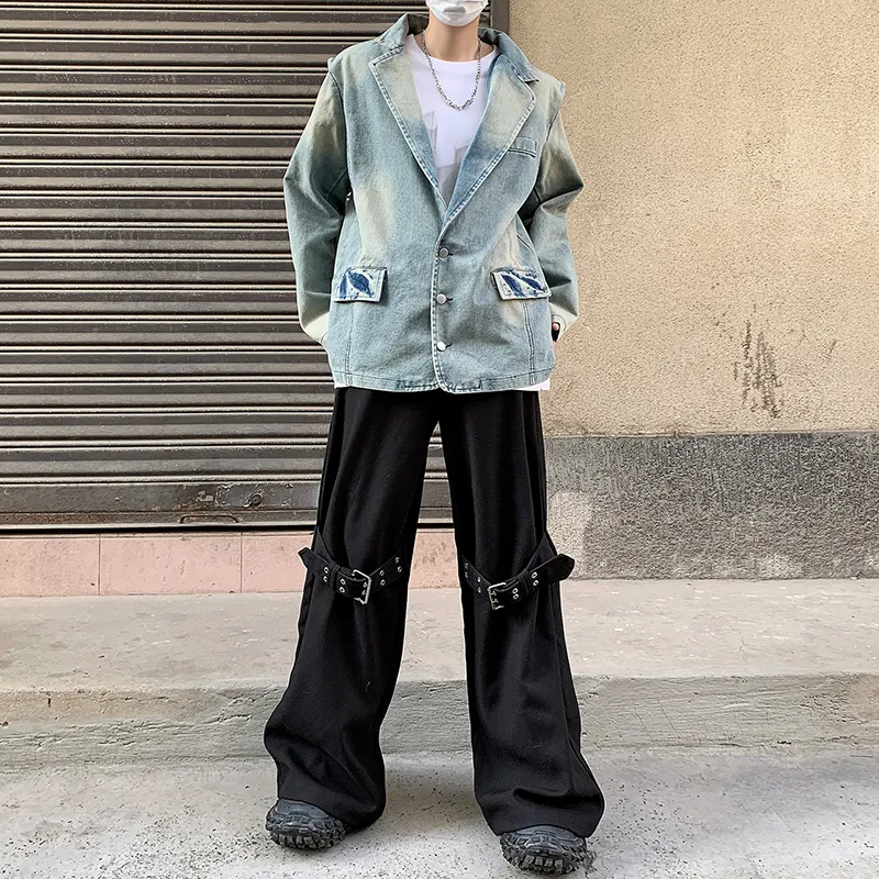 SOCKKEY Denim Jacket Unisex Blue-1