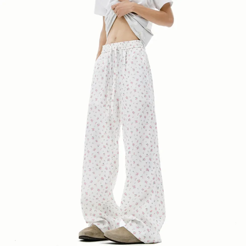 SOCKKEY Casual Pants Unisex White-2