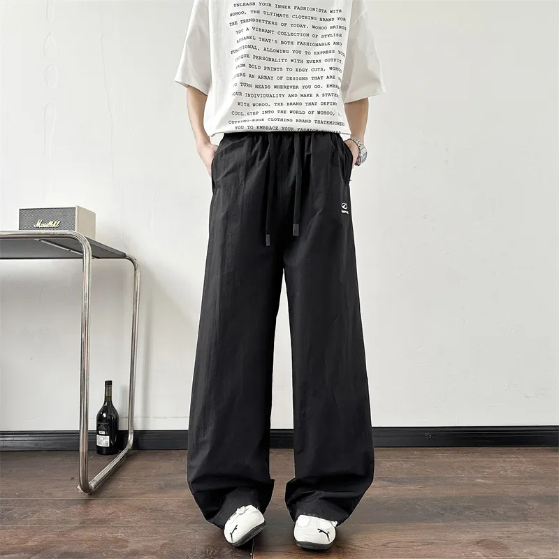 SOCKKEY Casual Pants Unisex Black-2