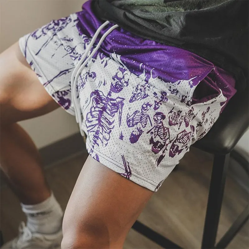 SOCKKEY Casual Shorts Unisex-12