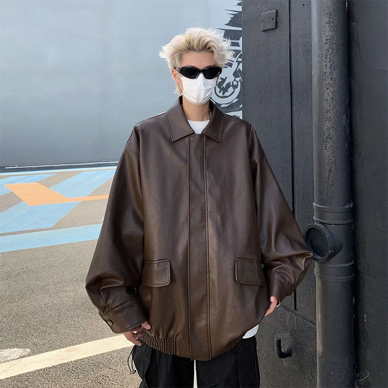 SOCKKEY Leather Jackets Coats Unisex-9