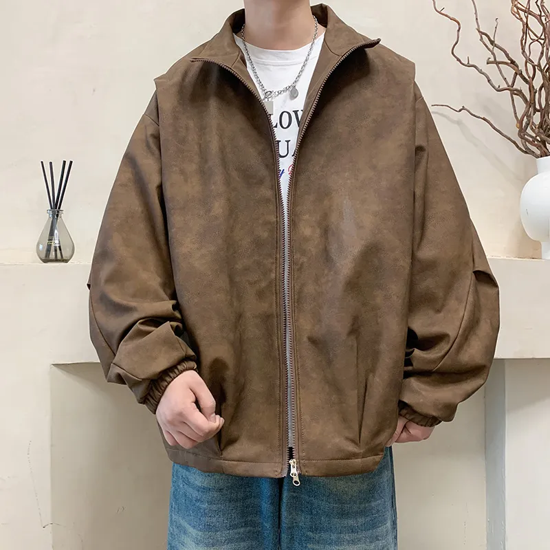 SOCKKEY Leather Jackets Unisex-10