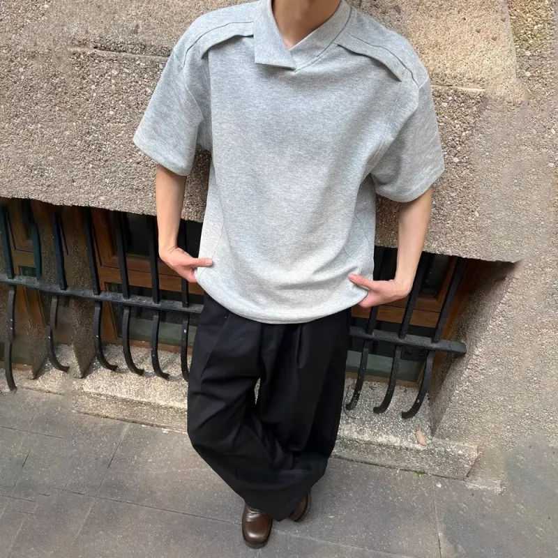SOCKKEY T Shirts Unisex Gray-3